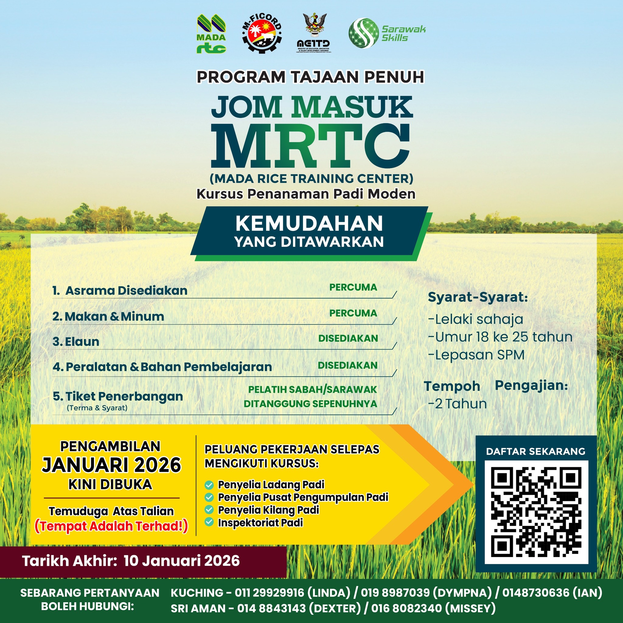 MRTC January 2026 Intake