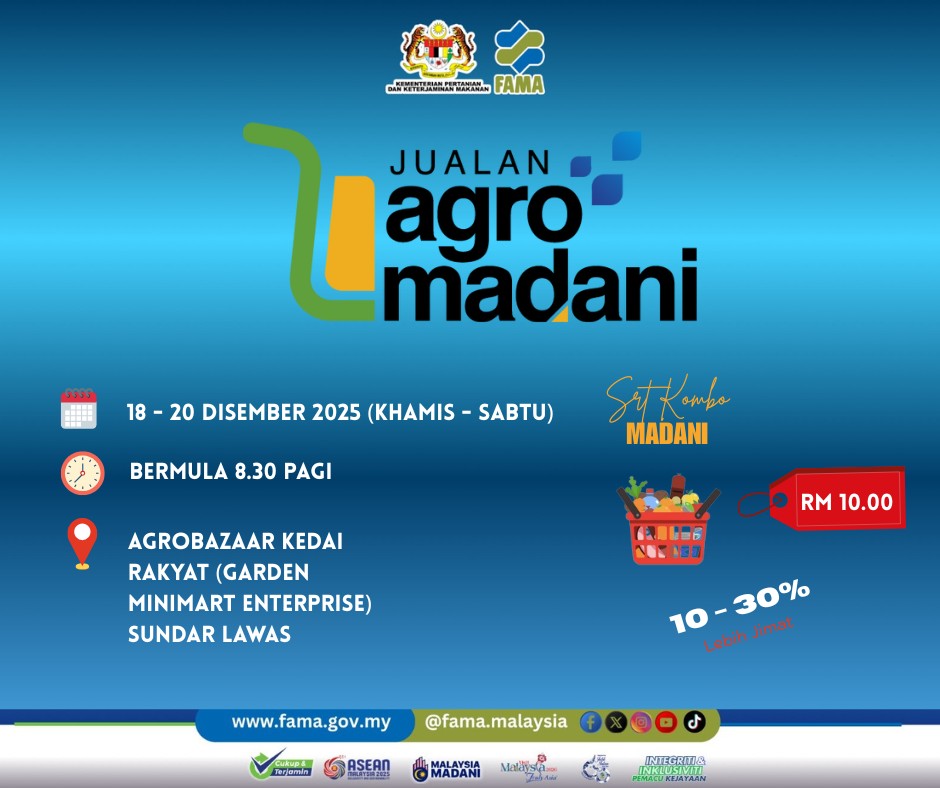 Jualan Agro Madani Lawas 18-20 Dis 2025
