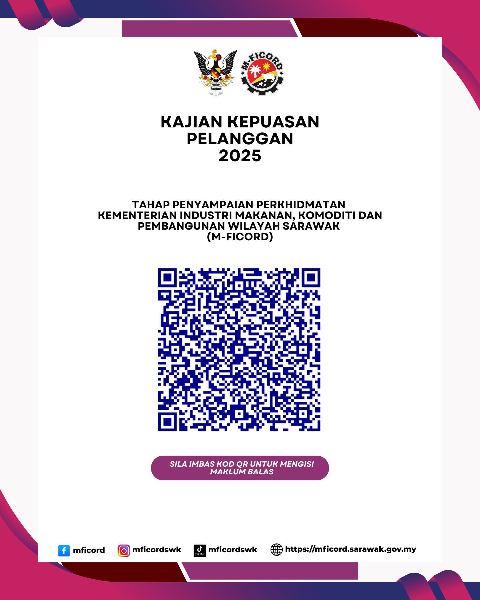 Kajian Kepuasan Pelanggan M-FICORD 2025